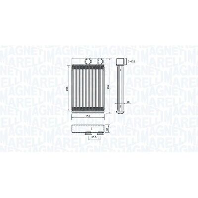 Magneti Marelli Model 350218478000 Varmerkernen - Varmeanlæg Magneti Marelli Model 350218478000 Varmerkernen - Varmeanlæg