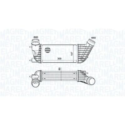 Intercooler Magneti Marelli 351319204260 - Peugeot Citroën Fiat Lancia Intercooler Magneti Marelli 351319204260 - Peugeot Citroën Fiat Lancia