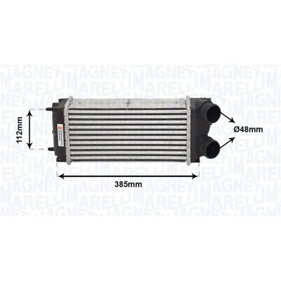 MAGNETI MARELLI - 351319205090 - 147 mm - Intercooler MAGNETI MARELLI - 351319205090 - 147 mm - Intercooler