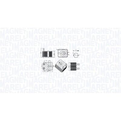 Raffreddatore Olio Magneti Marelli - 350300003100 - Alluminio Resistente per Diversi Auto Raffreddatore Olio Magneti Marelli - 350300003100 - Alluminio Resistente per Diversi Auto