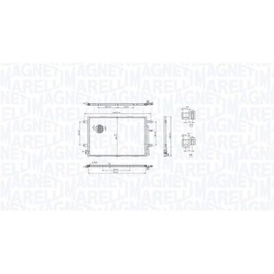 Magneti Marelli 350203103500 - Klimakøler Magneti Marelli 350203103500 - Klimakøler