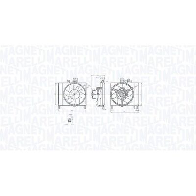 Magneti Marelli MTC873AX - Ventola di raffreddamento Magneti Marelli MTC873AX - Ventola di raffreddamento