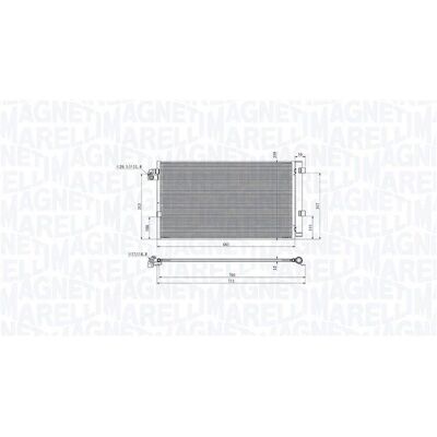 Magneti Marelli 350203104700 Kondensator Klimatyzacji - OEM BMW 64539364258 Magneti Marelli 350203104700 Kondensator Klimatyzacji - OEM BMW 64539364258