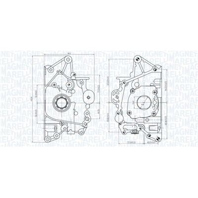 MAGNETI MARELLI 351516000090 - Ölfilterpumpe MAGNETI MARELLI 351516000090 - Ölfilterpumpe