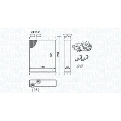 MAGNETI MARELLI 350218515000 Încălzitor - Sistem de radiator pentru Peugeot 308 II MAGNETI MARELLI 350218515000 Încălzitor - Sistem de radiator pentru Peugeot 308 II
