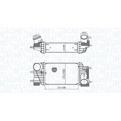 MAGNETI MARELLI 351319205820 Intercooler - Scambiatore di calore aria-aria e aria-acqua MAGNETI MARELLI 351319205820 Intercooler - Scambiatore di calore aria-aria e aria-acqua