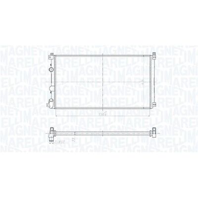 Magneti Marelli 350213209500 Radiador - Resfriamento Magneti Marelli 350213209500 Radiador - Resfriamento
