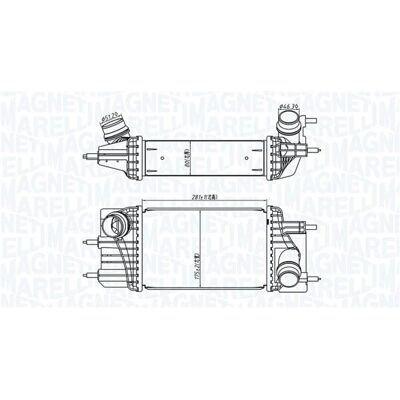 Intercooler Magneti Marelli 351319205810 - Aer/Apă - Nissan Juke/NV200 Intercooler Magneti Marelli 351319205810 - Aer/Apă - Nissan Juke/NV200