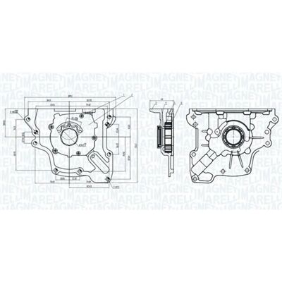 MAGNETI MARELLI Modell 351516000009 - Ölpumpe MAGNETI MARELLI Modell 351516000009 - Ölpumpe