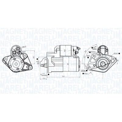 Starter Magneti Marelli - 12V pentru Renault Mitsubishi Fiat Opel Nissan Starter Magneti Marelli - 12V pentru Renault Mitsubishi Fiat Opel Nissan