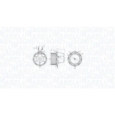 Magneti Marelli Belső ventilátor - Modell 069412770010 - Kompatibilis Seat Toledo, VW Golf/Jetta Magneti Marelli Belső ventilátor - Modell 069412770010 - Kompatibilis Seat Toledo, VW Golf/Jetta