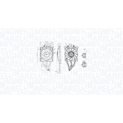 MAGNETI MARELLI 069422854010 Radiatorfläkt - Motor Kylning MAGNETI MARELLI 069422854010 Radiatorfläkt - Motor Kylning
