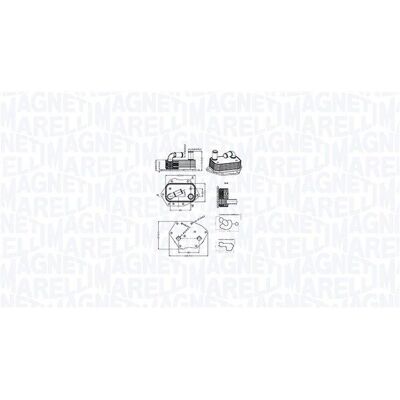 Magneti Marelli Oil Cooler - Crossover, C5, C6, C8 Magneti Marelli Oil Cooler - Crossover, C5, C6, C8