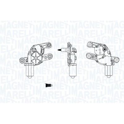 Modello Magneti Marelli Motorino tergicristallo posteriore - Seat Cupra e Audi Modello Magneti Marelli Motorino tergicristallo posteriore - Seat Cupra e Audi