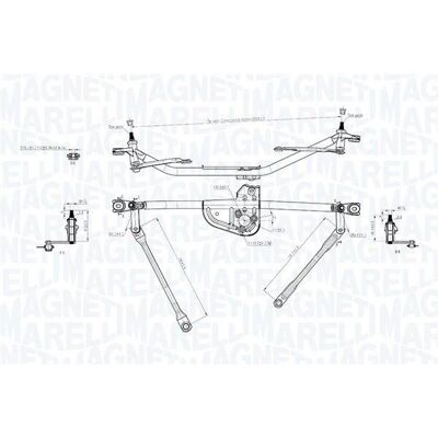 Magneti Marelli Framvaskarm 12v För Vw VAG - Vaskarm Magneti Marelli Framvaskarm 12v För Vw VAG - Vaskarm