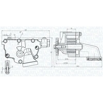 MAGNETI MARELLI 351516000149 - Ölpumpe für KIA Hyundai MAGNETI MARELLI 351516000149 - Ölpumpe für KIA Hyundai