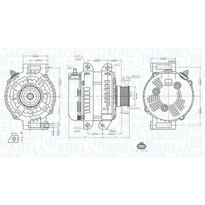 Magneti Marelli MQA5749 Εναλλάκτης - 220A, 12V για Jeep Grand Cherokee Magneti Marelli MQA5749 Εναλλάκτης - 220A, 12V για Jeep Grand Cherokee