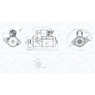 Magneti Marelli 063726156010 Εκκινητής - Ποιότητα OEM Magneti Marelli 063726156010 Εκκινητής - Ποιότητα OEM