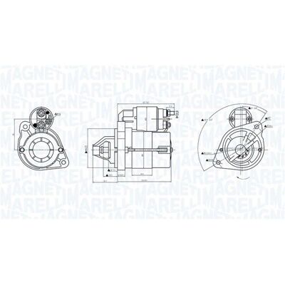 Ανταλλακτικός δυναμό Magneti Marelli 063731508010 - 12V 100A για Opel Corsa E Ανταλλακτικός δυναμό Magneti Marelli 063731508010 - 12V 100A για Opel Corsa E