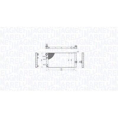 Magneti Marelli 350213214600 Ψυγείο - BMW Σειρά 5/7 Magneti Marelli 350213214600 Ψυγείο - BMW Σειρά 5/7
