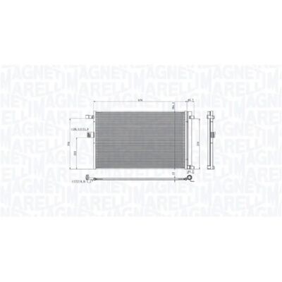 MAGNETI MARELLI 350203104900 Condensator de climatizare - BMW X5, X6 MAGNETI MARELLI 350203104900 Condensator de climatizare - BMW X5, X6