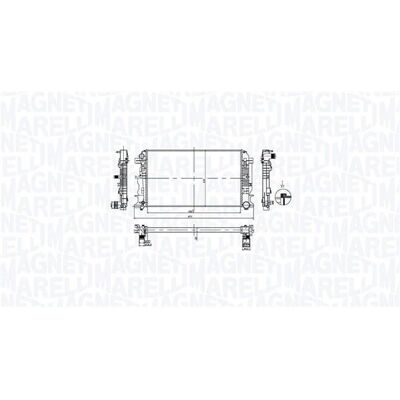 Magneti Marelli Modell 350213212600 - Vannkjøler Magneti Marelli Modell 350213212600 - Vannkjøler