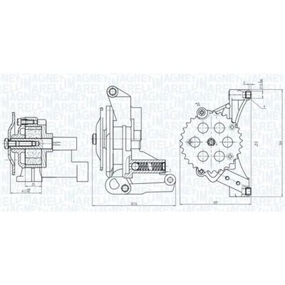 MAGNETI MARELLI 351516000032 - Ölpumpe MAGNETI MARELLI 351516000032 - Ölpumpe