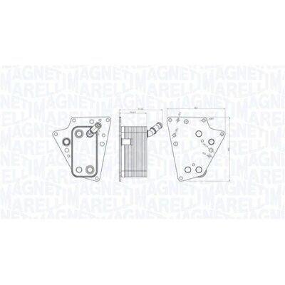 Magneti Marelli Modell 350300001500 - Ölkühler Magneti Marelli Modell 350300001500 - Ölkühler