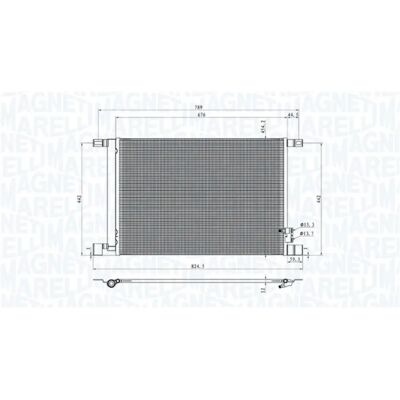 MAGNETI MARELLI 350203010600 - Ψυγείο κλιματισμού MAGNETI MARELLI 350203010600 - Ψυγείο κλιματισμού