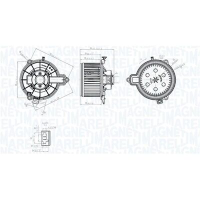 Magneti Marelli 069412782010 - Interior Fan Magneti Marelli 069412782010 - Interior Fan