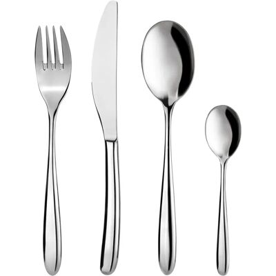 Kasanova - Omega - 24 pcs - Acciaio inossidabile - Set di posate Kasanova - Omega - 24 pcs - Acciaio inossidabile - Set di posate