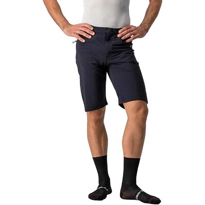 Pantalones Cortos para Hombre CASTELLI Unlimited Baggy Negro para Ciclismo - S Pantalones Cortos para Hombre CASTELLI Unlimited Baggy Negro para Ciclismo - S