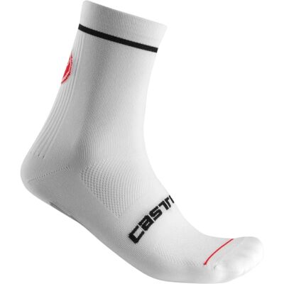 Chaussettes Castelli Entrata 13 - Blanc - Accessoires Cyclisme - Publicité Chaussettes Castelli Entrata 13 - Blanc - Accessoires Cyclisme - Publicité