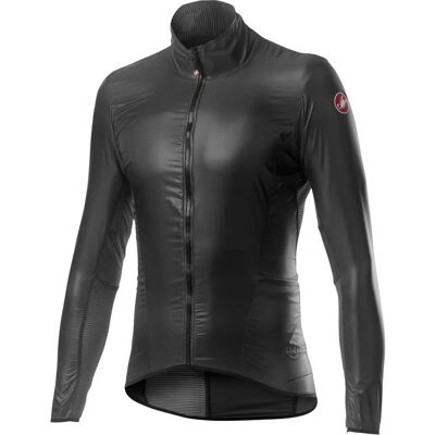 Veste de Cyclisme Castelli Aria Shell - Gris Foncé - Coupe-vent Léger - Publicité Veste de Cyclisme Castelli Aria Shell - Gris Foncé - Coupe-vent Léger - Publicité