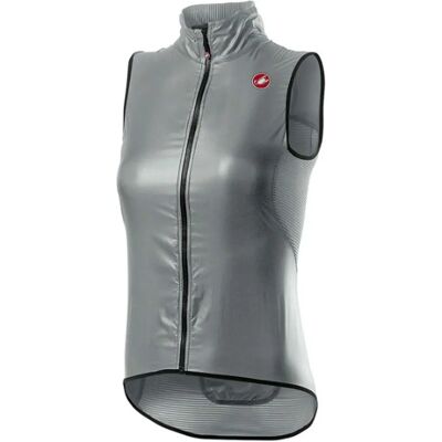 Chaleco de ciclismo para mujer Castelli Aria - Gris Plateado - XL Chaleco de ciclismo para mujer Castelli Aria - Gris Plateado - XL