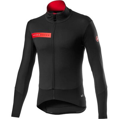 Jaqueta de ciclismo Castelli Beta RoS - Preto / Vermelho / Médio Jaqueta de ciclismo Castelli Beta RoS - Preto / Vermelho / Médio