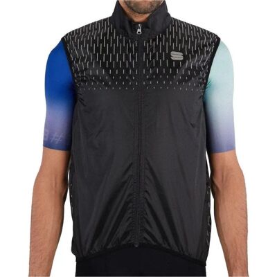 Sportful Schwarz/Grau Winddichte Radweste - Weste Sportful Schwarz/Grau Winddichte Radweste - Weste