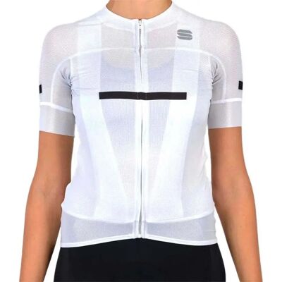 Maglietta da ciclismo Sportful Evo - Bianco - L - Traspirante, Assorbilumidità, Aerodinamico Maglietta da ciclismo Sportful Evo - Bianco - L - Traspirante, Assorbilumidità, Aerodinamico