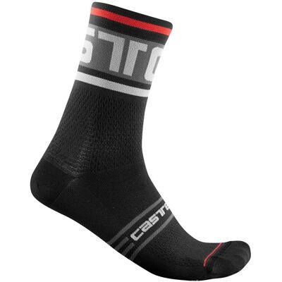 Chaussettes Castelli Prologo 15 - Noir - Publicité Chaussettes Castelli Prologo 15 - Noir - Publicité