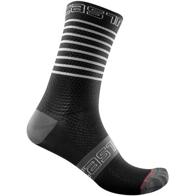 Calcetines de ciclismo para mujer Castelli Superleggera 12 - Negro Calcetines de ciclismo para mujer Castelli Superleggera 12 - Negro