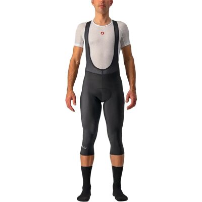 Castelli Entrata Thermal 3/4 Calções com Tirantes - Preto - M - Homem Castelli Entrata Thermal 3/4 Calções com Tirantes - Preto - M - Homem