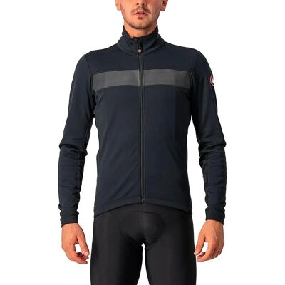 Jaqueta Castelli Raddoppia 3 - Preto Claro / Preto Reflex - Ciclismo de Inverno Jaqueta Castelli Raddoppia 3 - Preto Claro / Preto Reflex - Ciclismo de Inverno