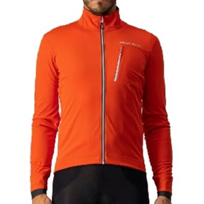 Castelli XS Go Cykeljacka - Flammande Röd/Silvergul - Jackor Castelli XS Go Cykeljacka - Flammande Röd/Silvergul - Jackor