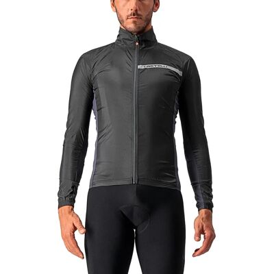 Castelli Squadra Stretch Geacă de ciclism - Negru deschis / Gri închis - Geacă de ciclism Castelli Squadra Stretch Geacă de ciclism - Negru deschis / Gri închis - Geacă de ciclism