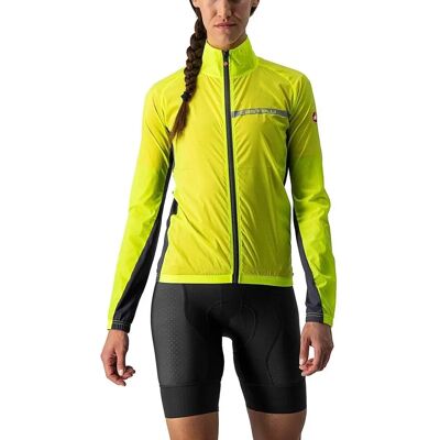 Jachetă de ciclism Castelli Squadra Stretch - Galben - Rezistentă la vânt și Elastică Jachetă de ciclism Castelli Squadra Stretch - Galben - Rezistentă la vânt și Elastică