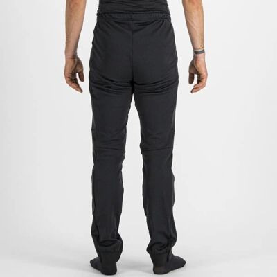 Pantaloni vento Sportful Engadin - Uomo - Nero - L - Pantaloni da sci Pantaloni vento Sportful Engadin - Uomo - Nero - L - Pantaloni da sci