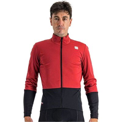 Giacca da ciclismo Sportful Total Comfort - Rosso Rumba / Nero - Giacca da ciclismo Giacca da ciclismo Sportful Total Comfort - Rosso Rumba / Nero - Giacca da ciclismo