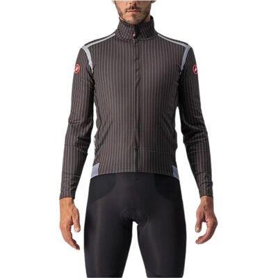 Castelli Perfetto ROS Pinstripe LS Jacka - Charcoal/Pinstripe - Cykeljacka Castelli Perfetto ROS Pinstripe LS Jacka - Charcoal/Pinstripe - Cykeljacka