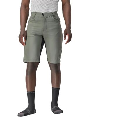 Castelli Unlimited Baggy Shorts Gray - Short Sleeve Cycling Pants Castelli Unlimited Baggy Shorts Gray - Short Sleeve Cycling Pants