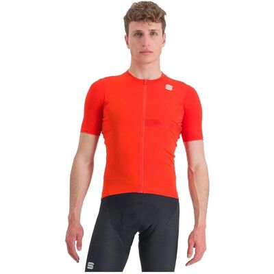Maglietta Sportful Monocrom Rossa a Manica Corta - Abbigliamento Ciclistico Maglietta Sportful Monocrom Rossa a Manica Corta - Abbigliamento Ciclistico